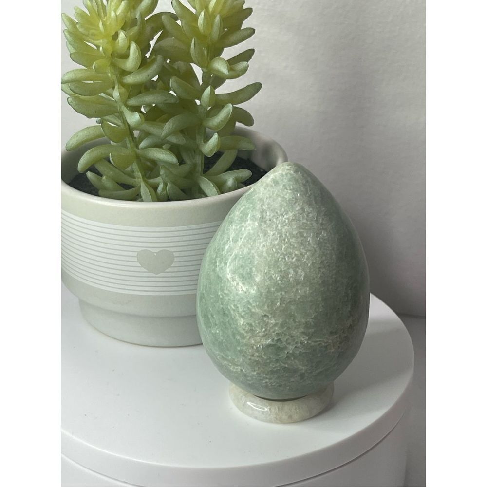 Natural Amazonite Crystal Egg